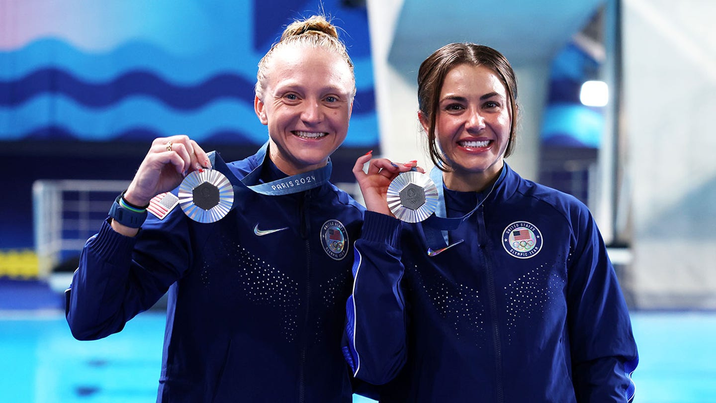 Bacon and Cook Deliver US's First Medal in Paris Olympics with Synchronized Diving Silver