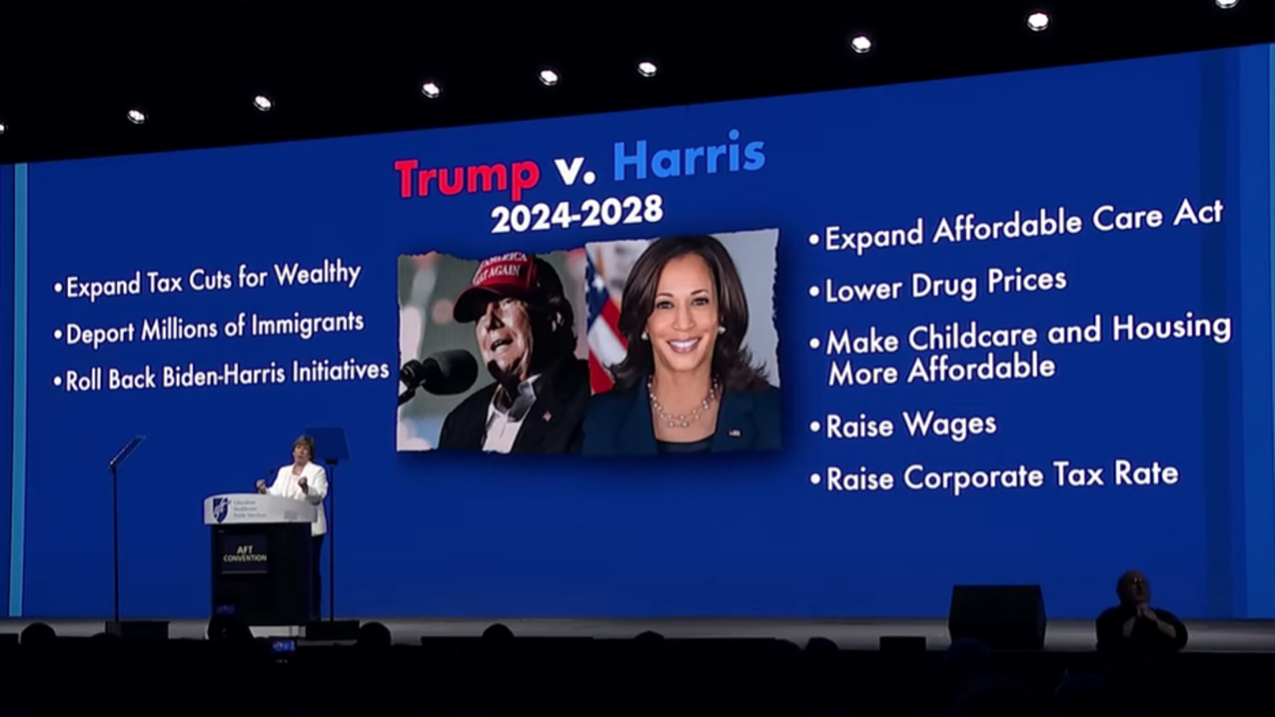 Weingarten's Political Rally: Warning of Trump's Fascism and Advocating for School Choice