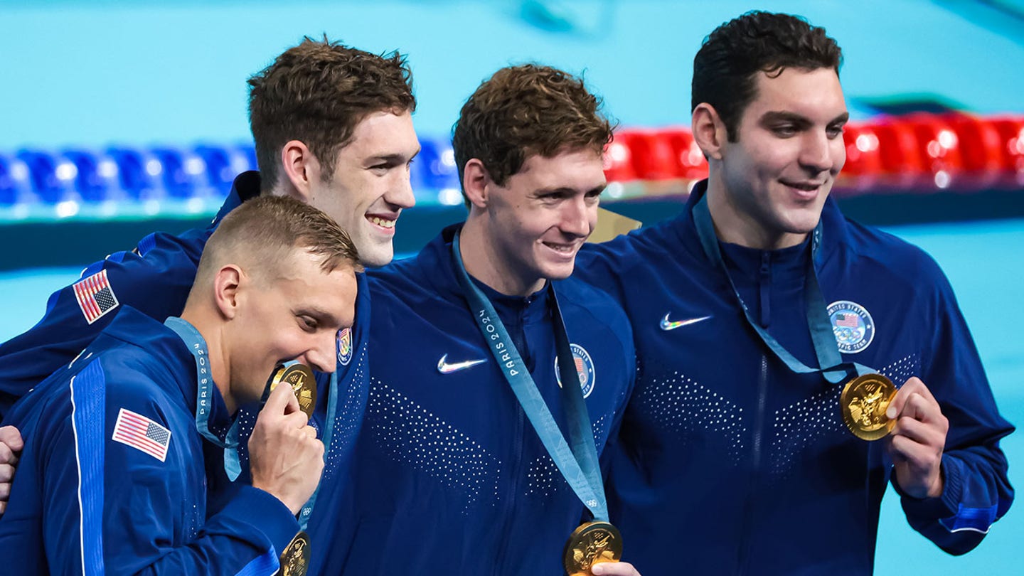 USA swimming gold