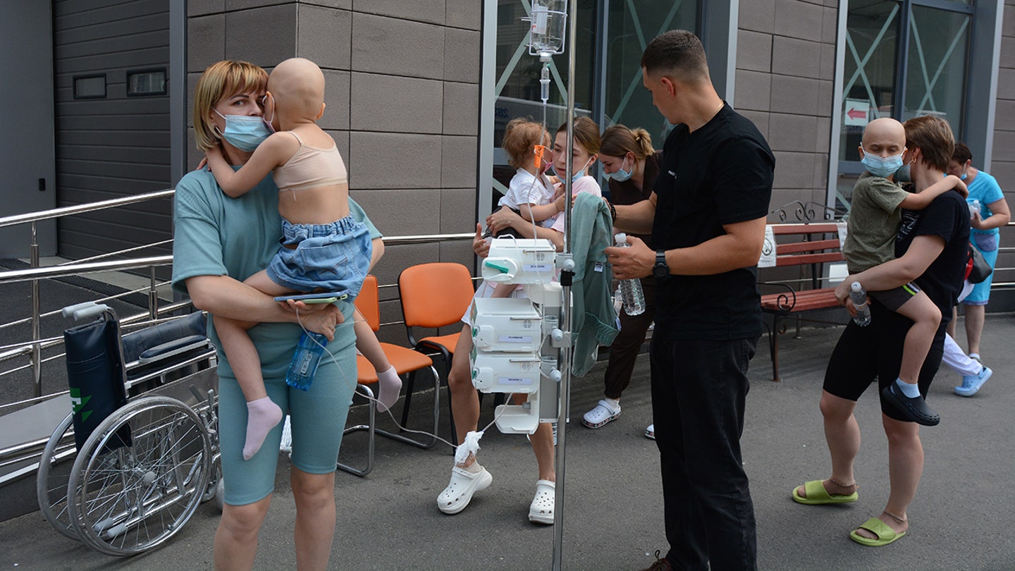 Russian Missile Strike Targets Children's Hospital in Kyiv, Killing and Injuring Dozens