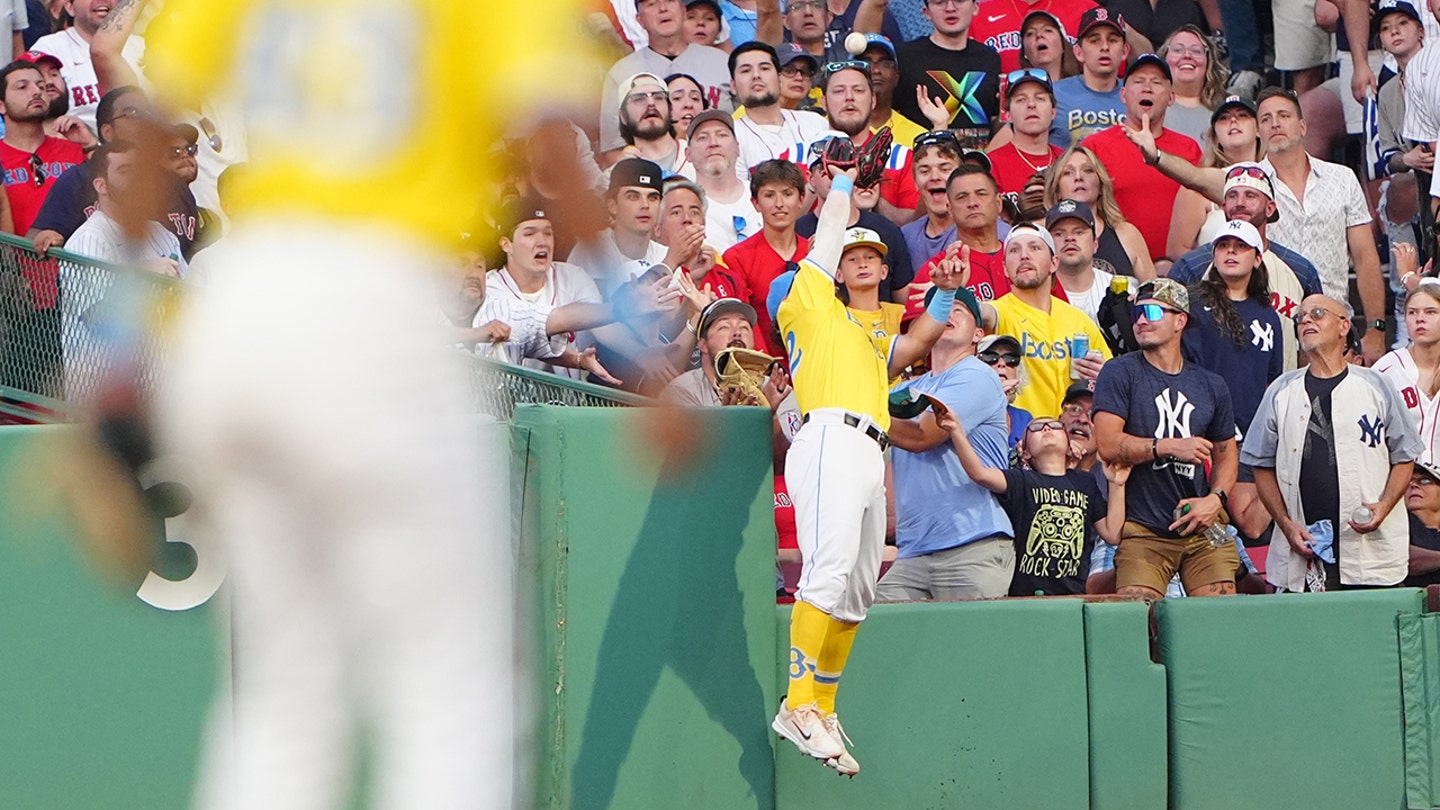 Leap of Faith: Red Sox's Abreu's Breathtaking Homer Robbery Attempt Falls Just Short