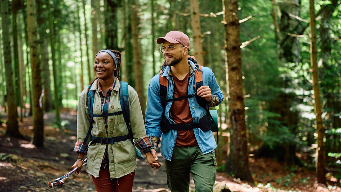 couple hiking