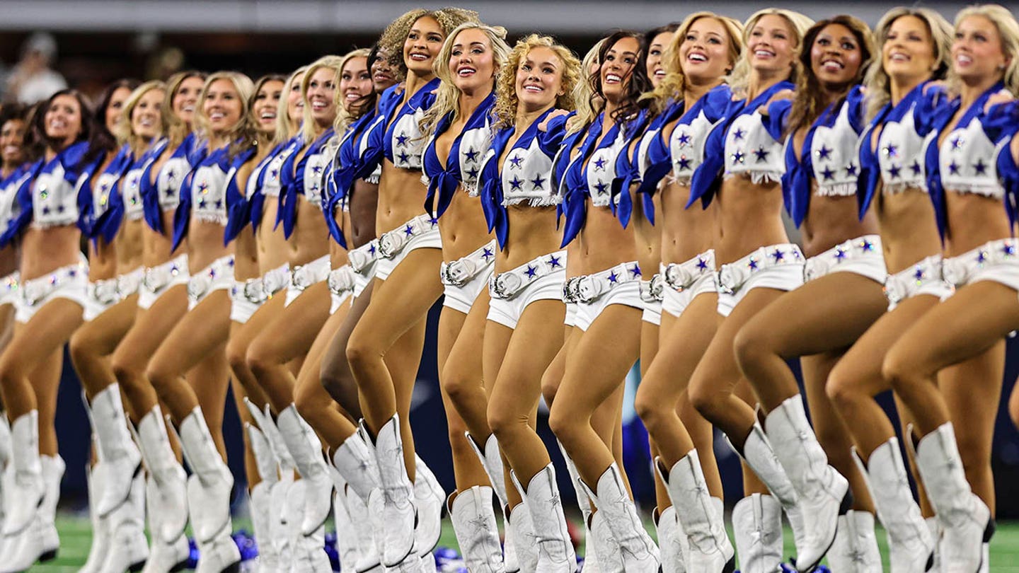 Dallas Cowboys Cheerleader Visits U.S. Troops in South Korea