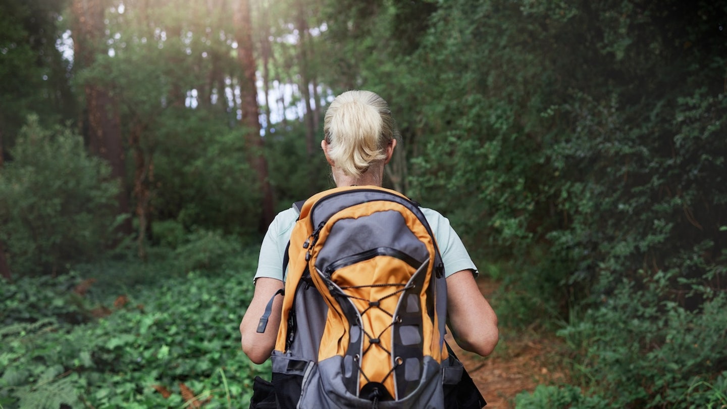 female hiker