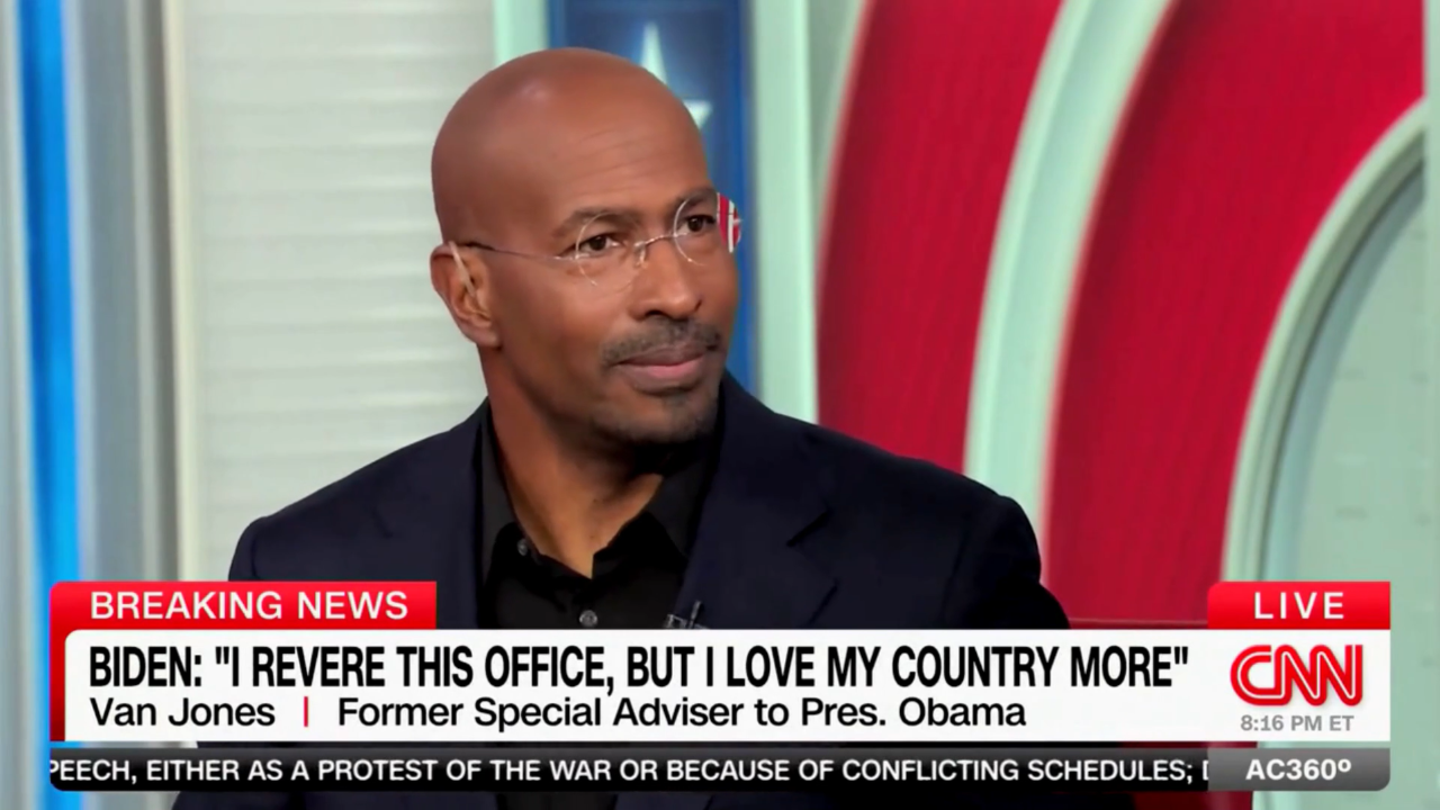 Van Jones Lauds Biden as a 