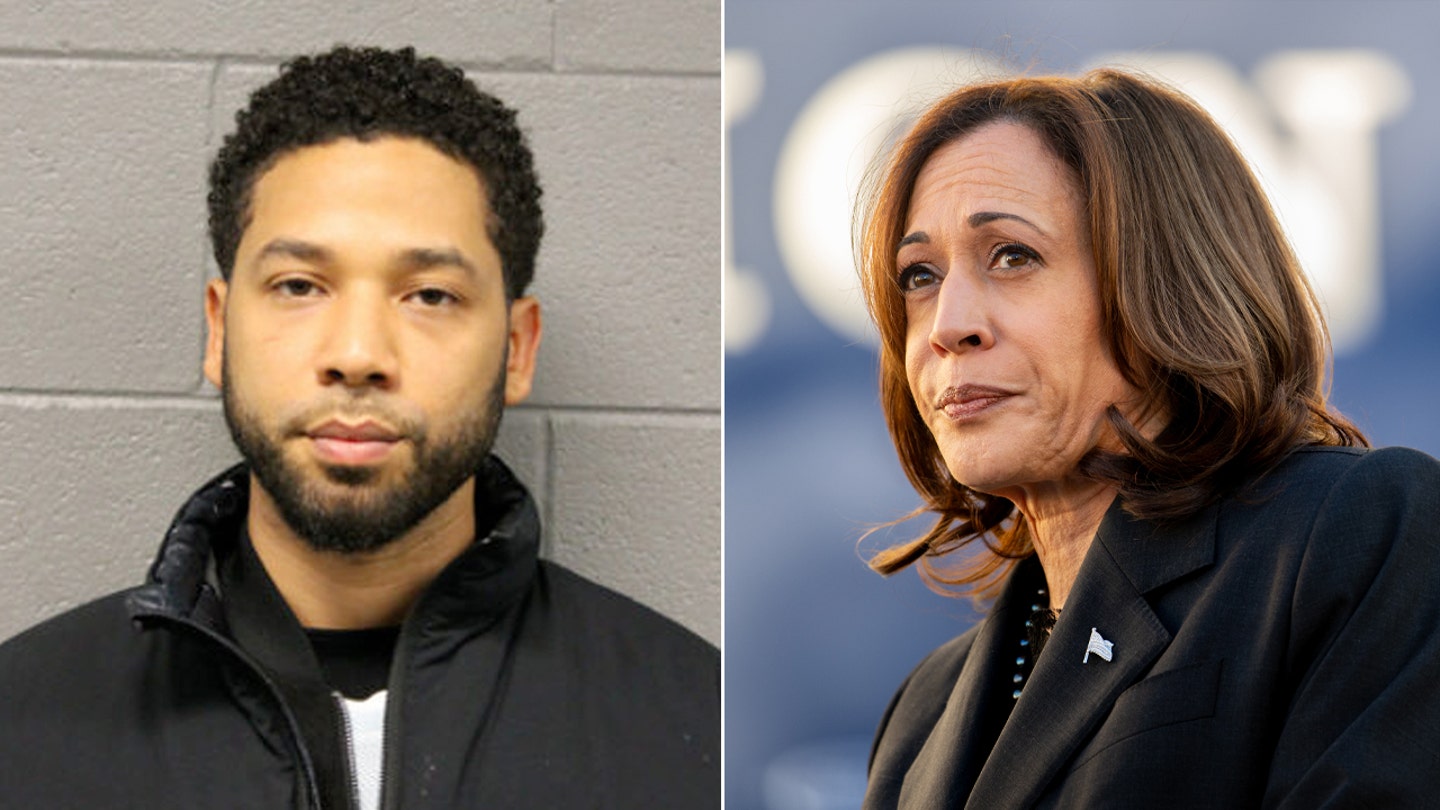 jussie smollet mug shot kamala harris