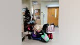71-year-old retired CNA's belongings photographed in the emergency room as she struggles to find a housing solution. (Courtesy of Lisa Suhay)