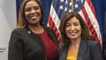 Letitia James and Kathy Hochul