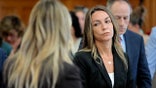 Karen Read stands in court