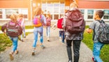 Carry books, tech, water bottles and more in the right backpack.