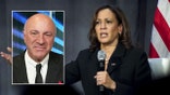 split image of Kamala Harris and Kevin O'Leary