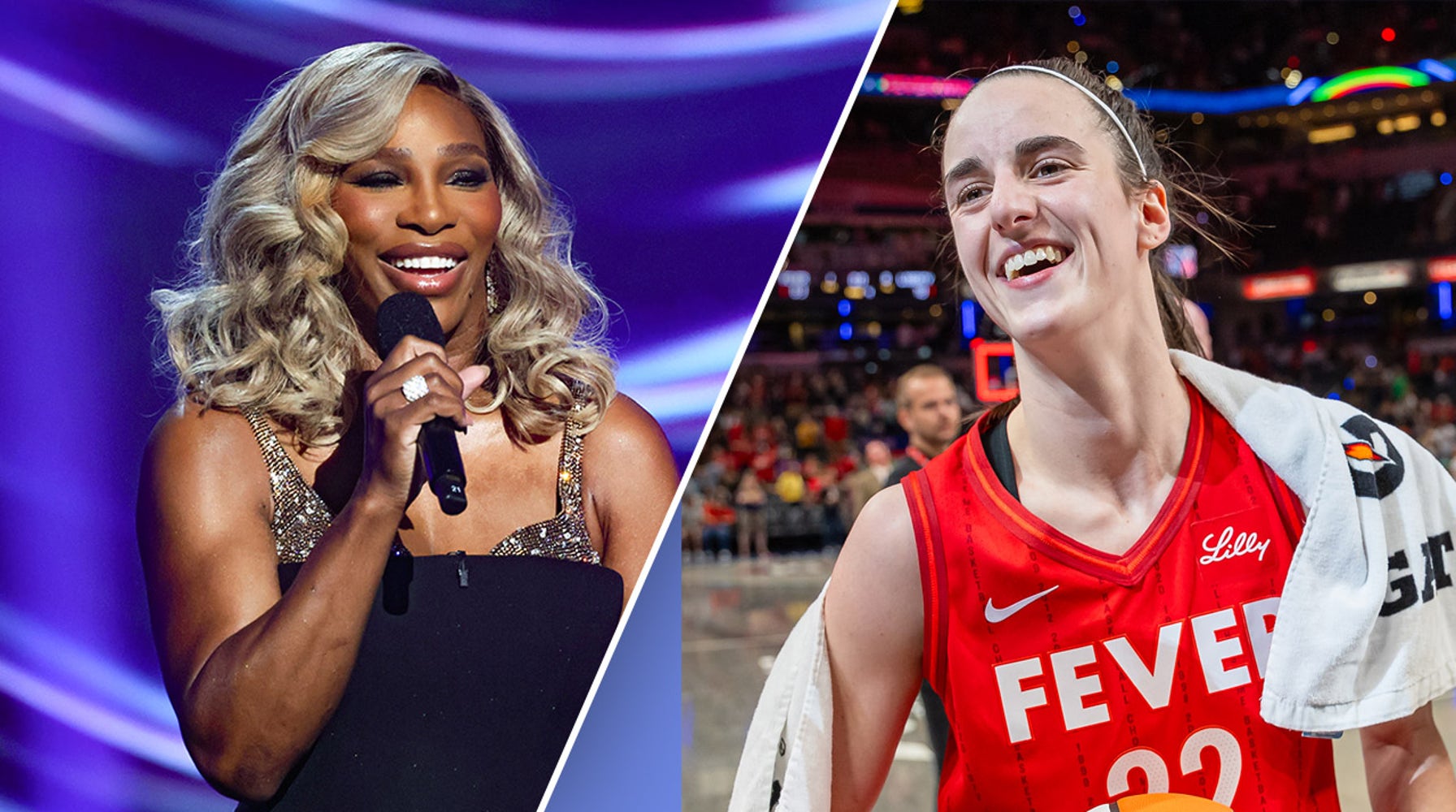 Serena Williams Jokes About Caitlin Clark's Popularity at ESPYs