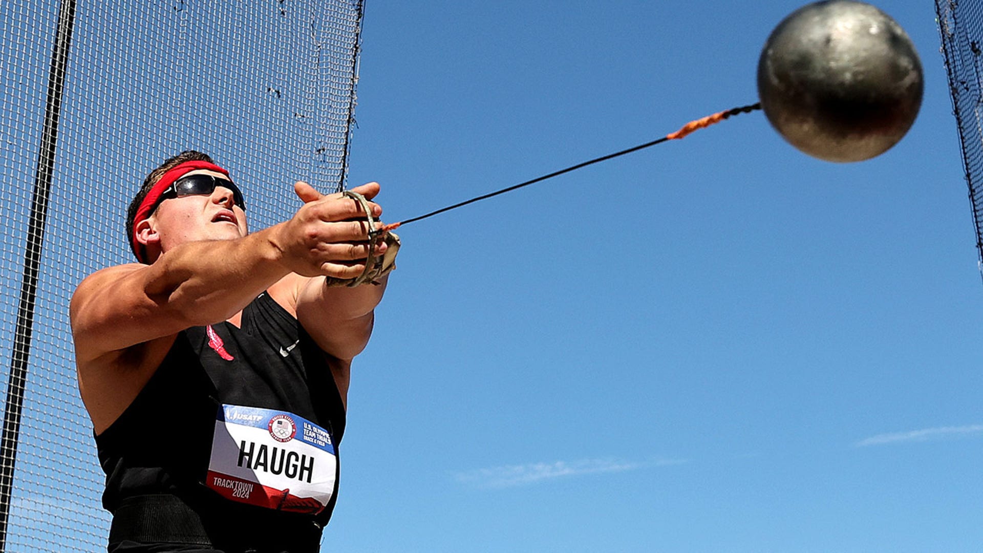 Daniel Haugh competes