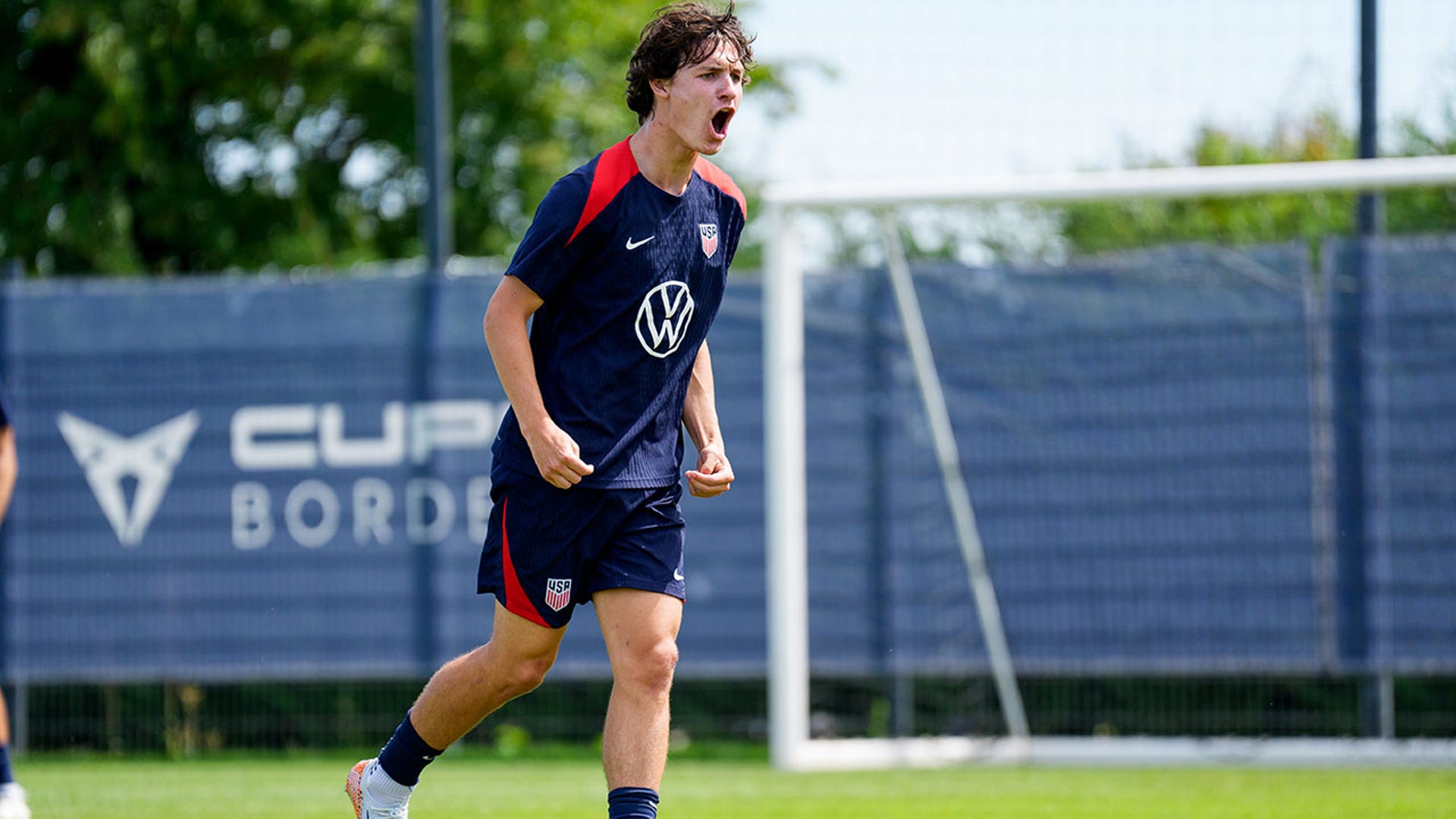 Paxten Aaronson in camp