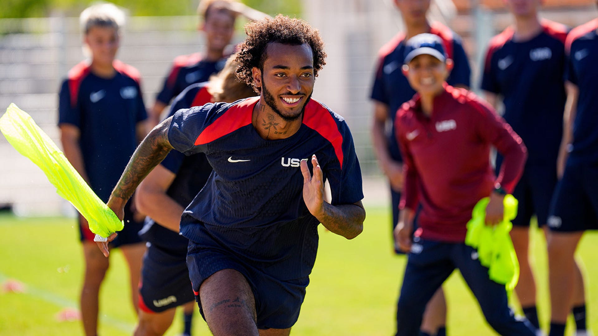 Gianluca Busio in camp