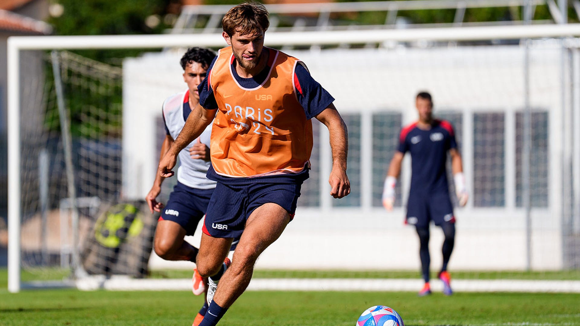 Tanner Tessman in camp