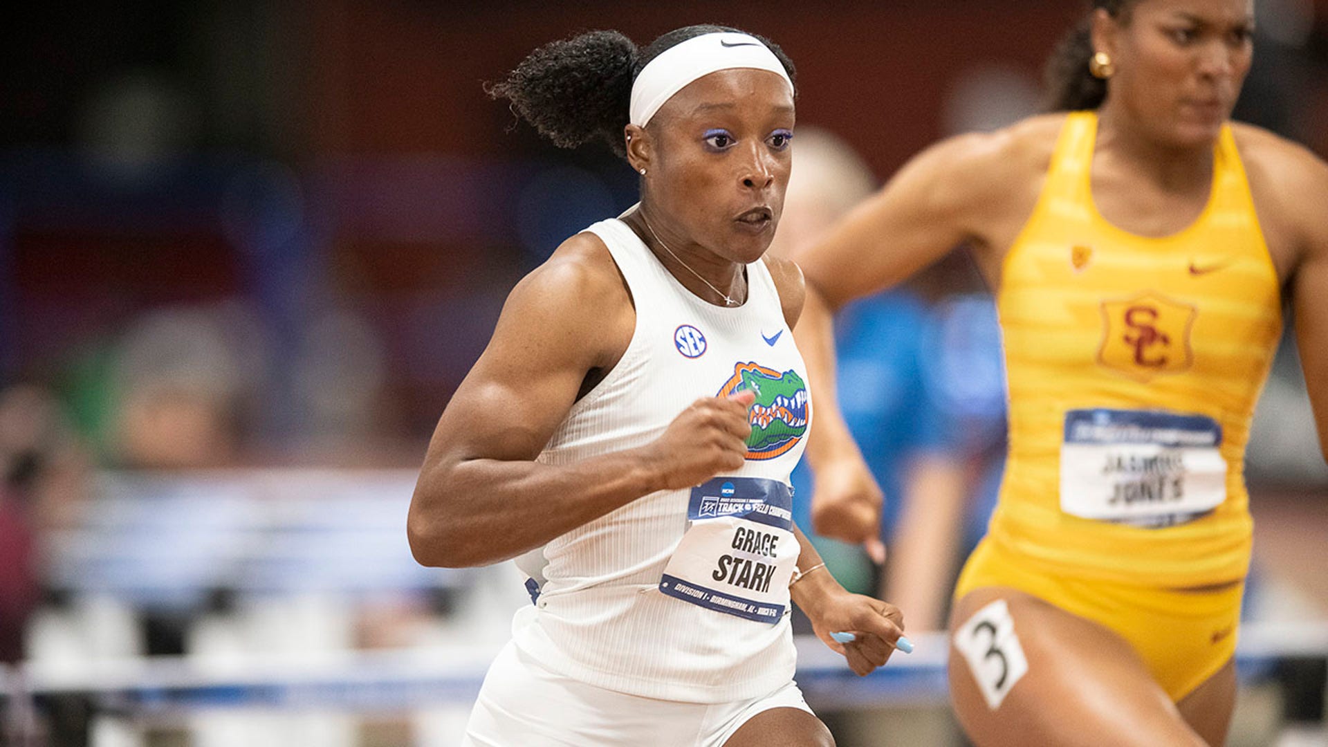 Grace Stark competes