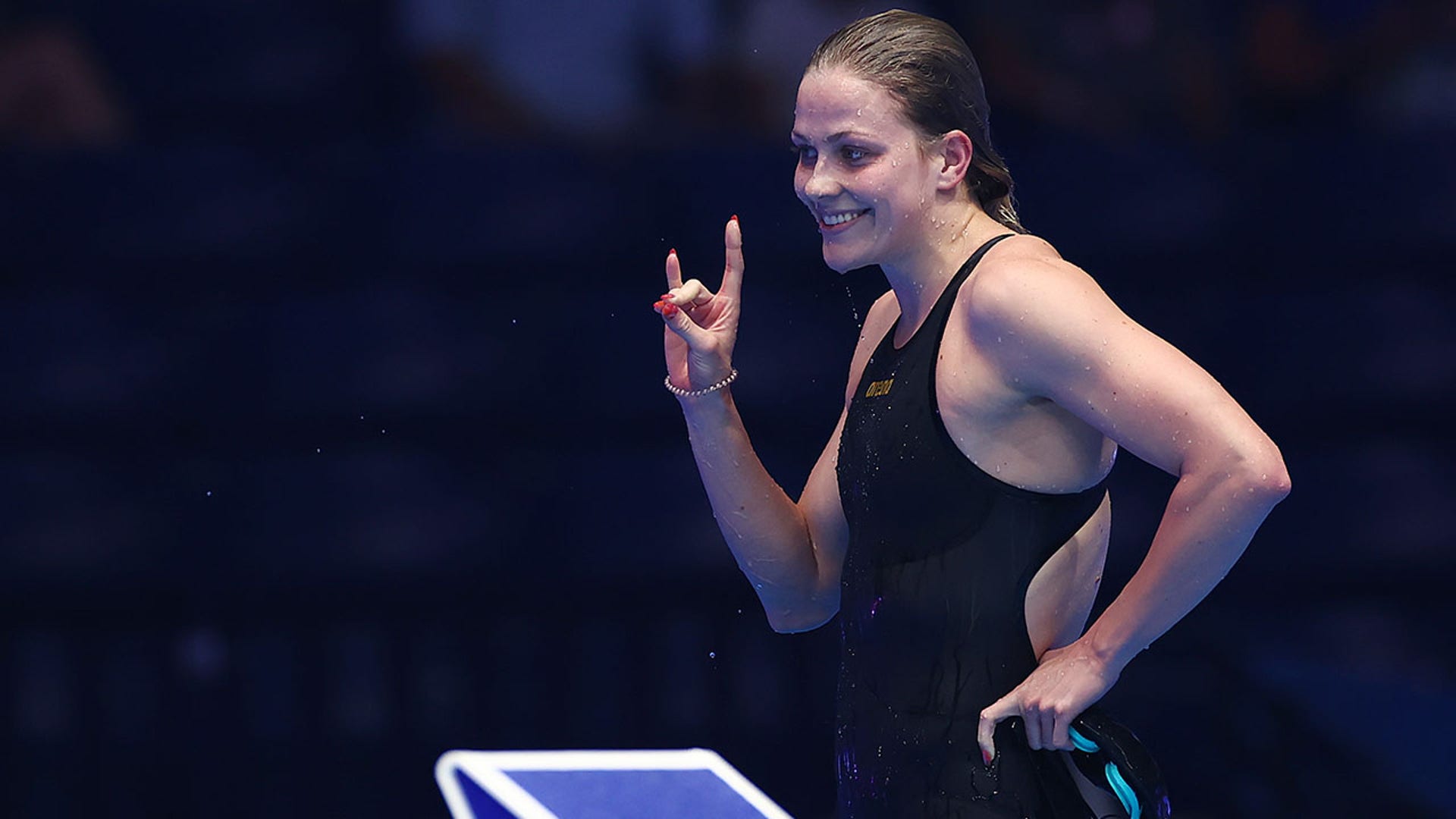 Katharine Berkoff celebrates