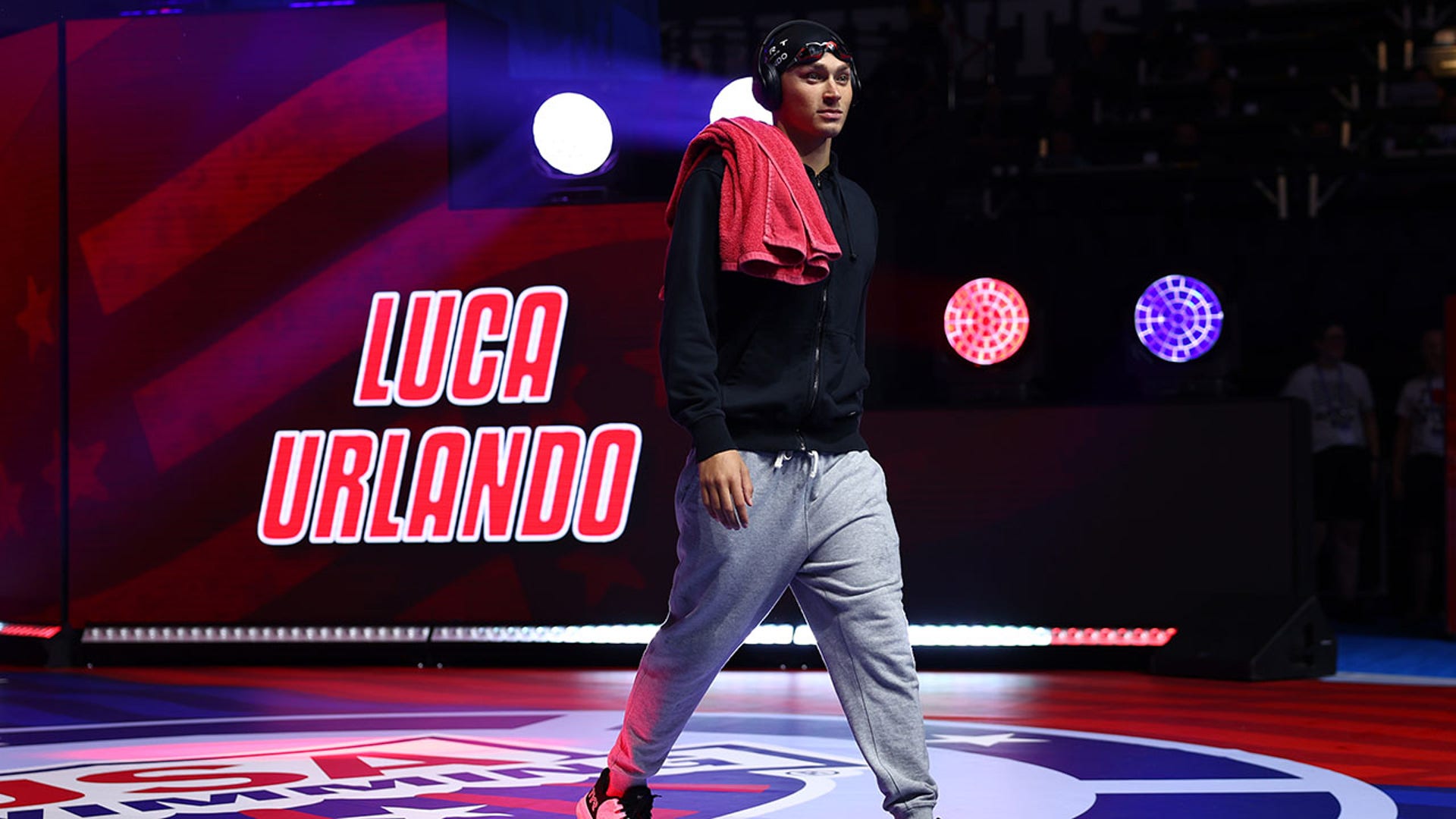 Luca Urlando looks on