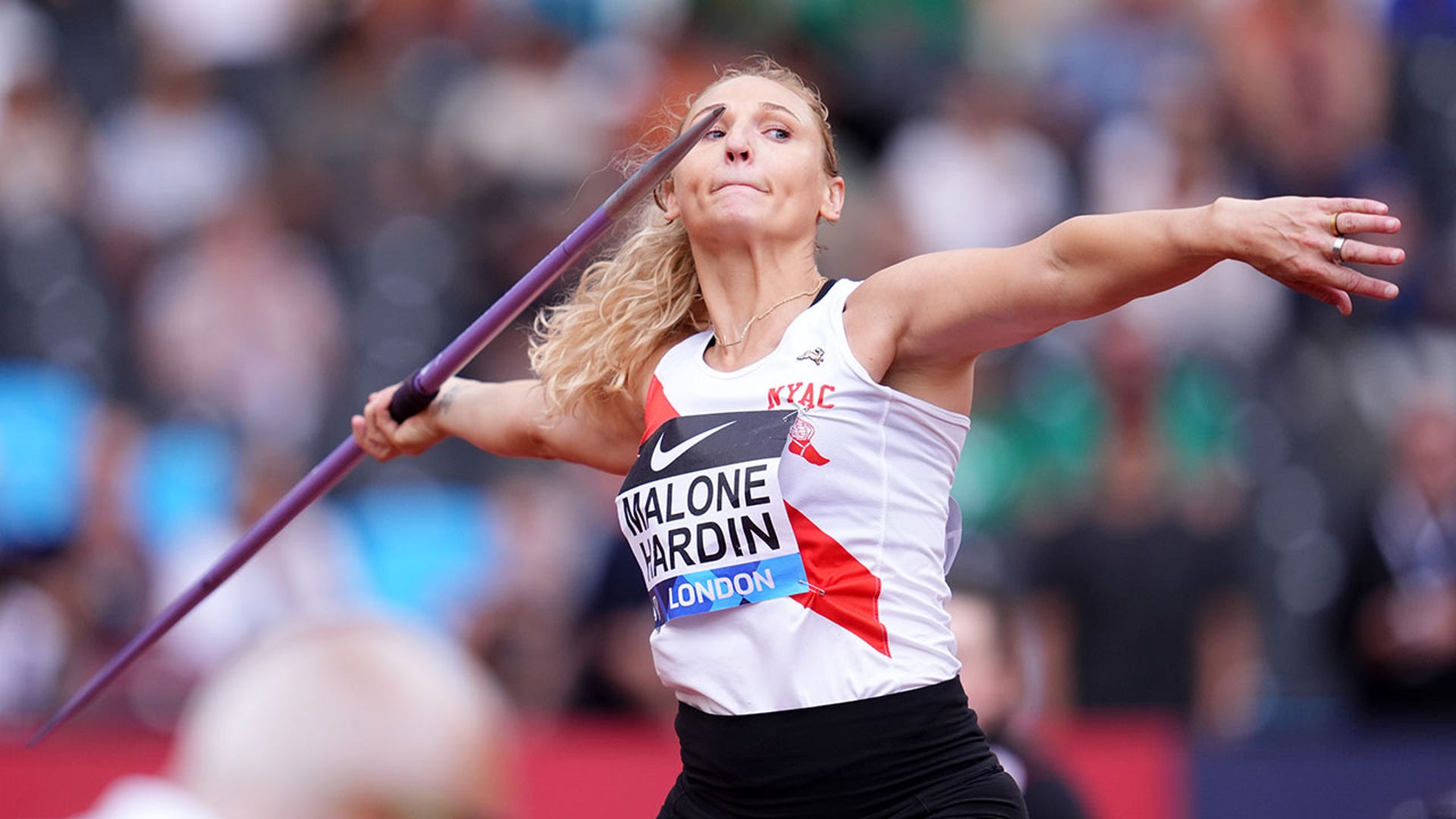 Maggie Malone-Hardin in action