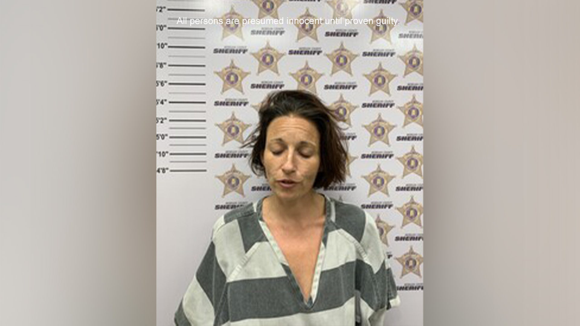 A mugshot of Amanda Camp