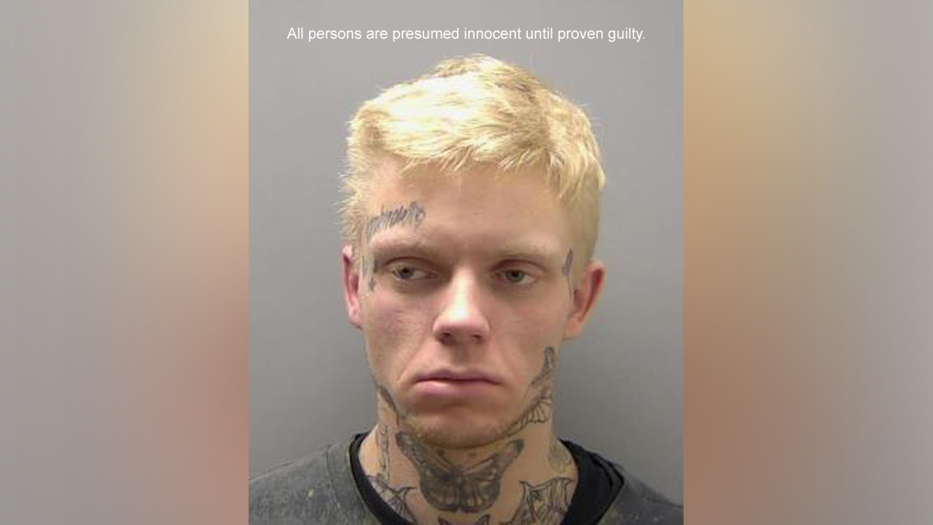 A mugshot of Zayne Walters