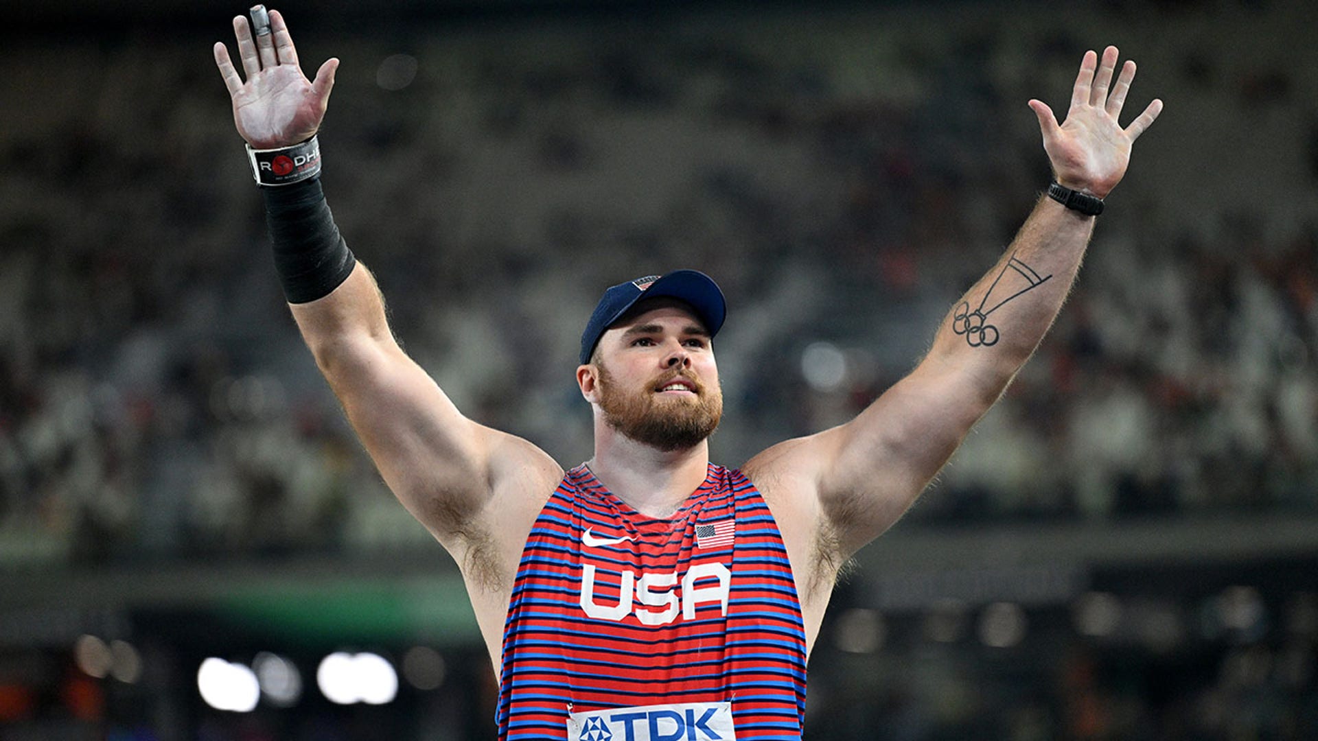 Payton Otterdahl celebrates