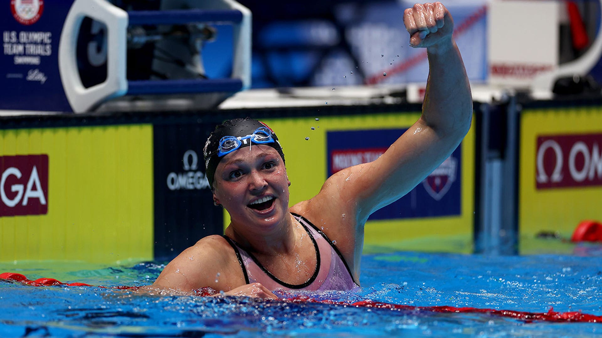 Phoebe Bacon celebrates