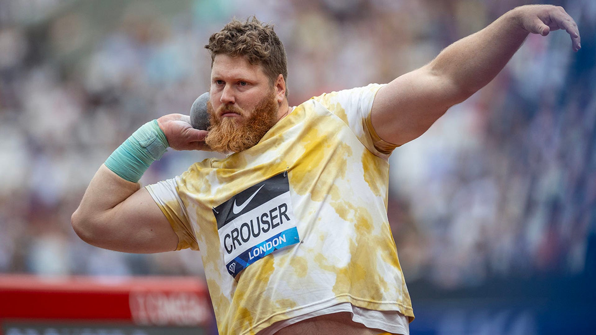 Ryan Crouser in action