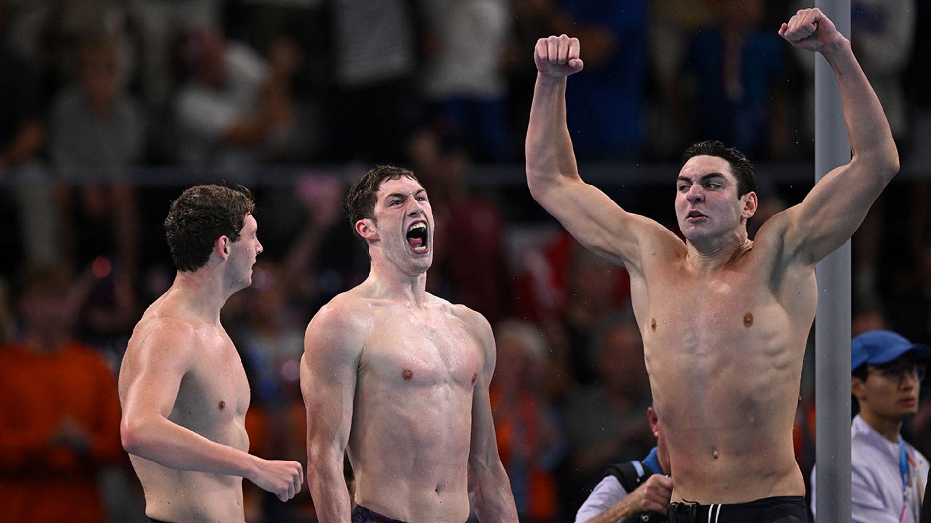 Team USA celebrates