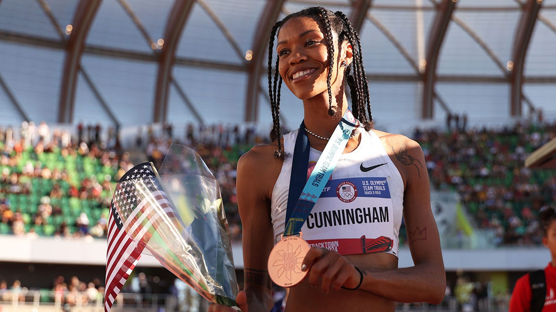 Vashti Cunningham poses