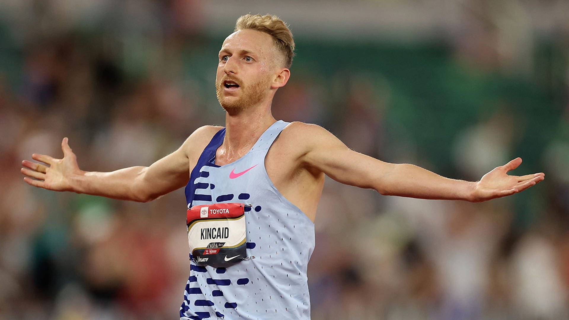 Woody Kincaid celebrates