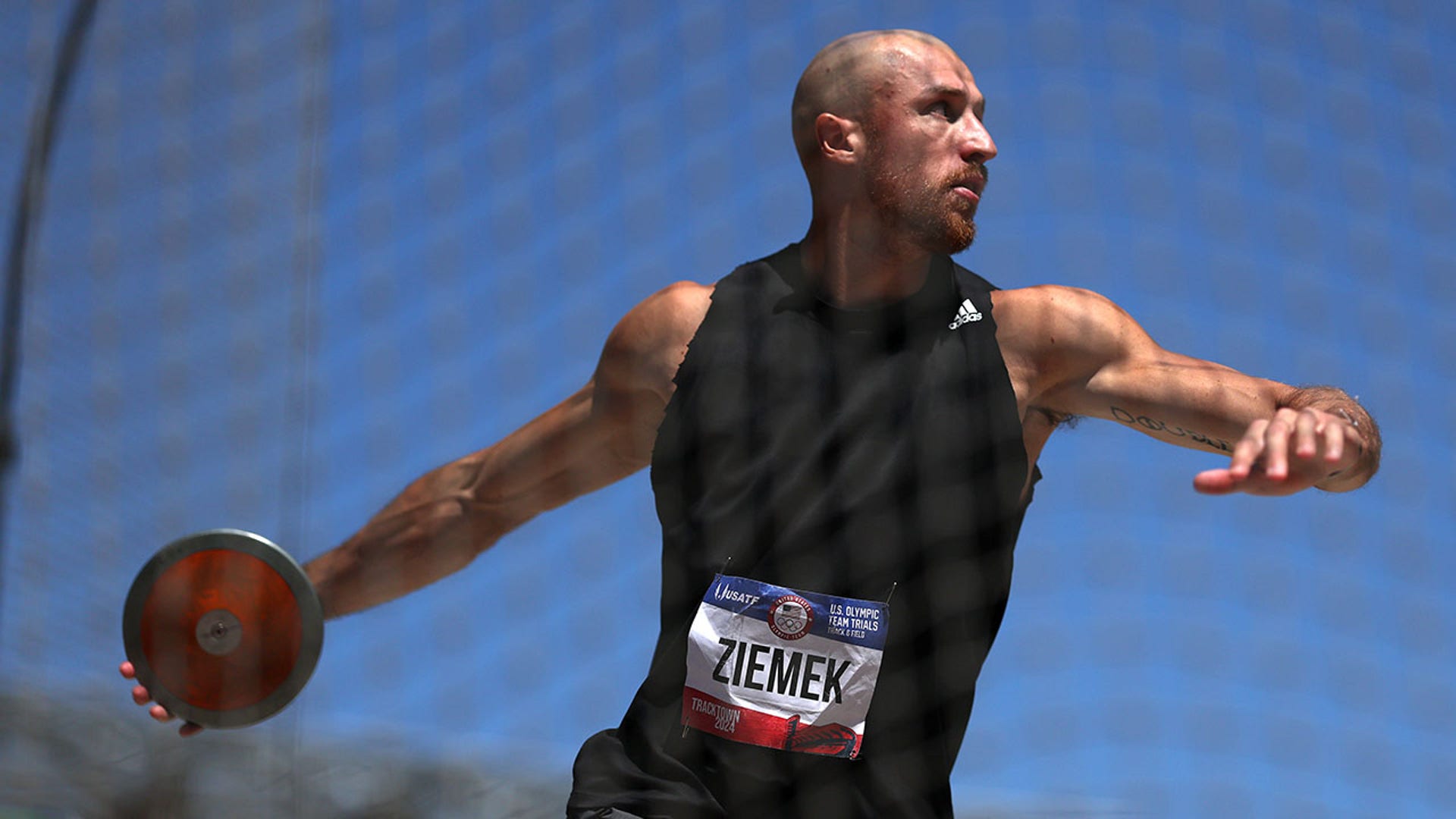 Zach Ziemek competes