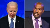 Joe Biden Van Jones collage