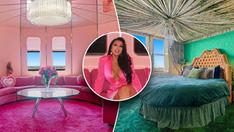 Florida woman spends thousands updating 1970s home with silk walls, pink carpet and more