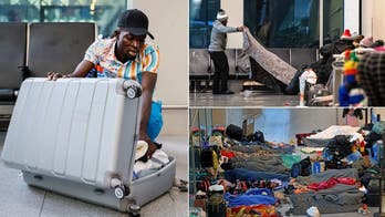 Migrants sleeping at Boston airport to be removed as ban goes into effect