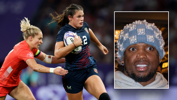 Ravens' Derrick Henry reacts to Rugby star Ilona Maher's bruising run fans compared to his own
