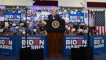 Biden tells Michigan crowd he's 'not going anywhere' amid chants of 'Don't you quit'
