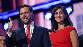 JD Vance cheered by college football fans with wife Usha in North Carolina