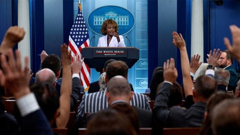 Karine Jean-Pierre hit from all sides as White House 'correspondents erupt' at briefing: 'Frustration evident'