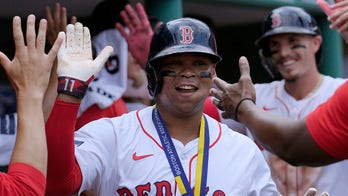 Red Sox's Rafael Devers breaks Fenway Park seat with home run