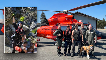 Coast Guard rescues blind hiker, guide dog stranded on sweltering hiking trail for days