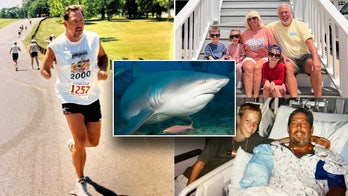 Shark Watch: Triathlete dragged underwater during shark blitz: 'You don't have an arm...Why are you laughing?'