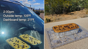 Arizona park rangers use extreme heat to bake up some banana bread