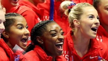 Jordan Chiles shows Simone Biles is 'blocked' by former teammate MyKayla Skinner