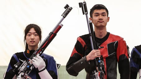 China wins Paris Olympics' 1st gold medal; defeat South Korea in shooting competition