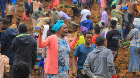 Devastating Mudslide in Ethiopia Kills Over 150, Buries Rescuers