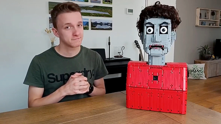 World's most advanced Lego robotic head can not only move but also see, hear and talk back to you 