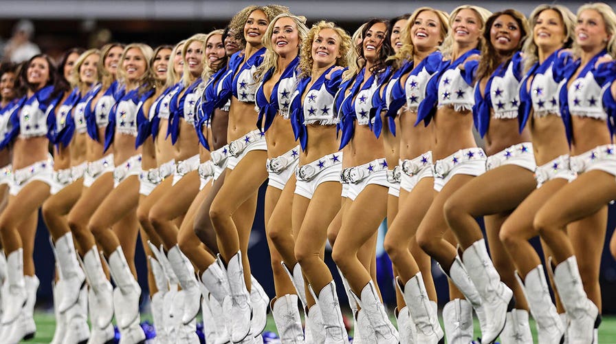Dallas Cowboys cheerleader visits U.S. troops in South Korea