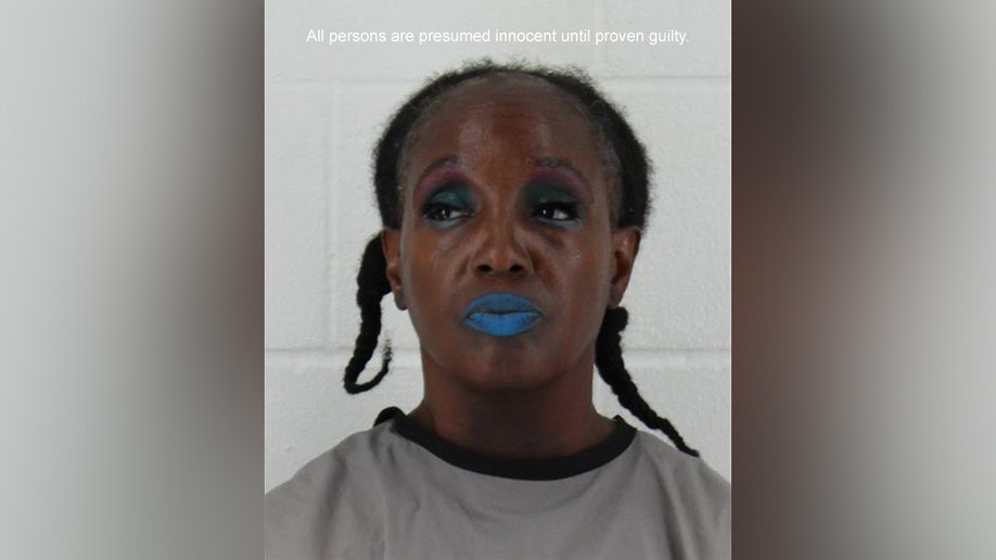 A mugshot of Latasha Love